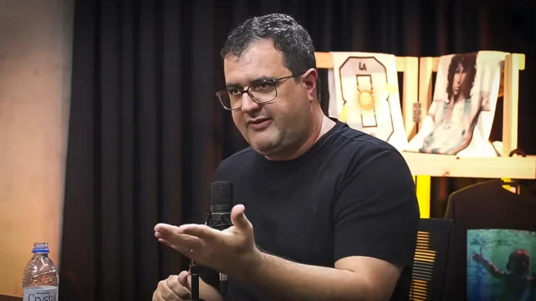 Allan Abreu no estúdio deu zebra