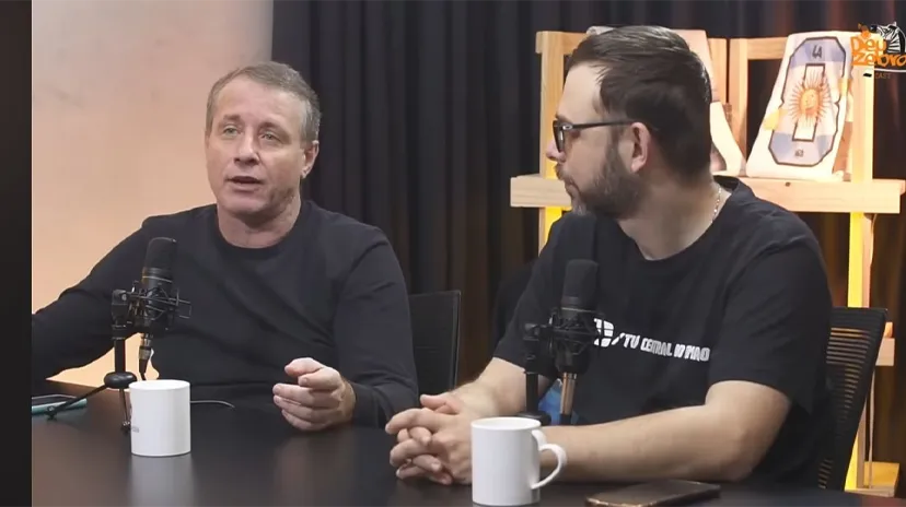 Vitor Guedes e Daniel Keppler no Studio Deu Zebra