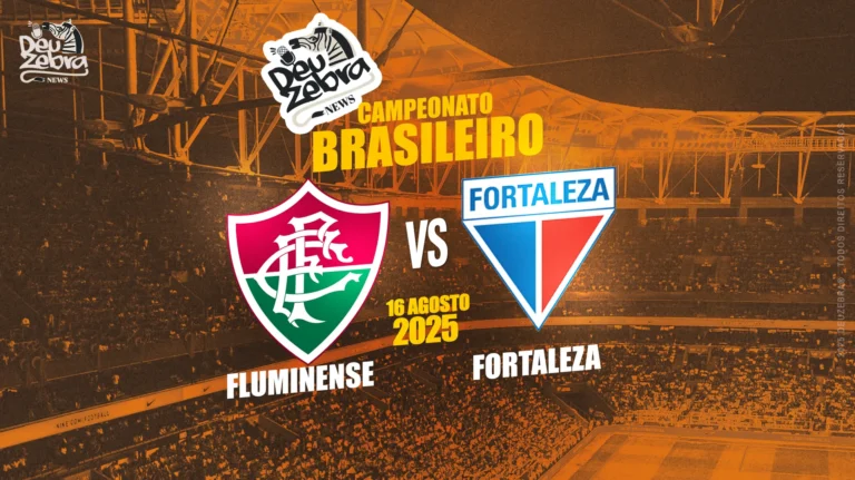 Neste sábado, 16 de agosto de 2025, às 16h (horário de Brasília), o Maracanã será palco do duelo entre Fluminense e Fortaleza, válido pela 20ª rodada do Campeonato Brasileiro Série A — com transmissão exclusiva pelo Premiere. O Fluminense, em nono lugar com 24 pontos e jogos em atraso, busca uma vitória significativa para se aproximar do G-6 e manter o ritmo ascendente após a recente vitória sobre o América de Cali, pela Sul-Americana (Renato Gaúcho aposta em um time misto).
