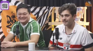 FOTO: Kim da Podporco no Studio do Deu Zebra Cast