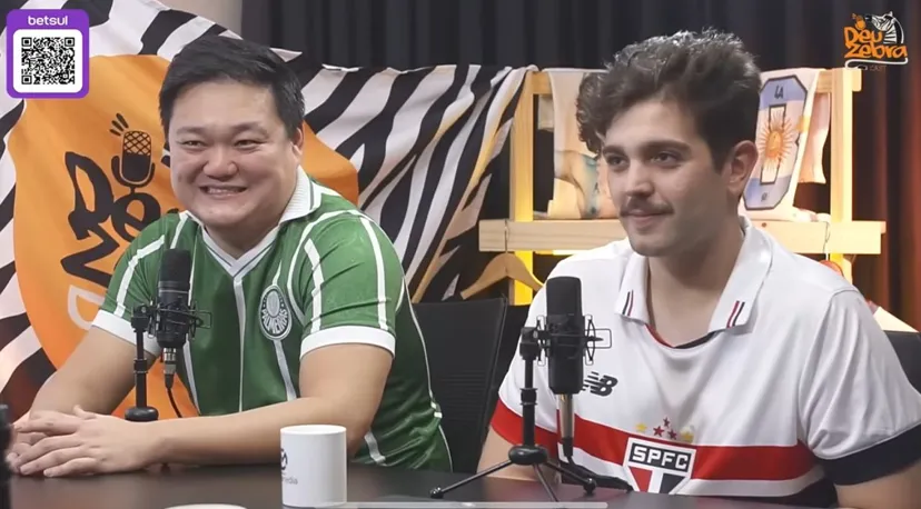 FOTO: Kim da Podporco no Studio do Deu Zebra Cast