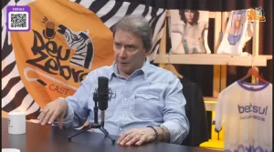 FOTO: Reginaldo Leme no Studio do Deu Zebra Cast