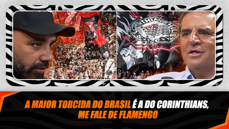 A MAIOR TORCIDA DO BRASIL É A DO CORINTHIANS, NÃO ME FALE DE FLAMENGO